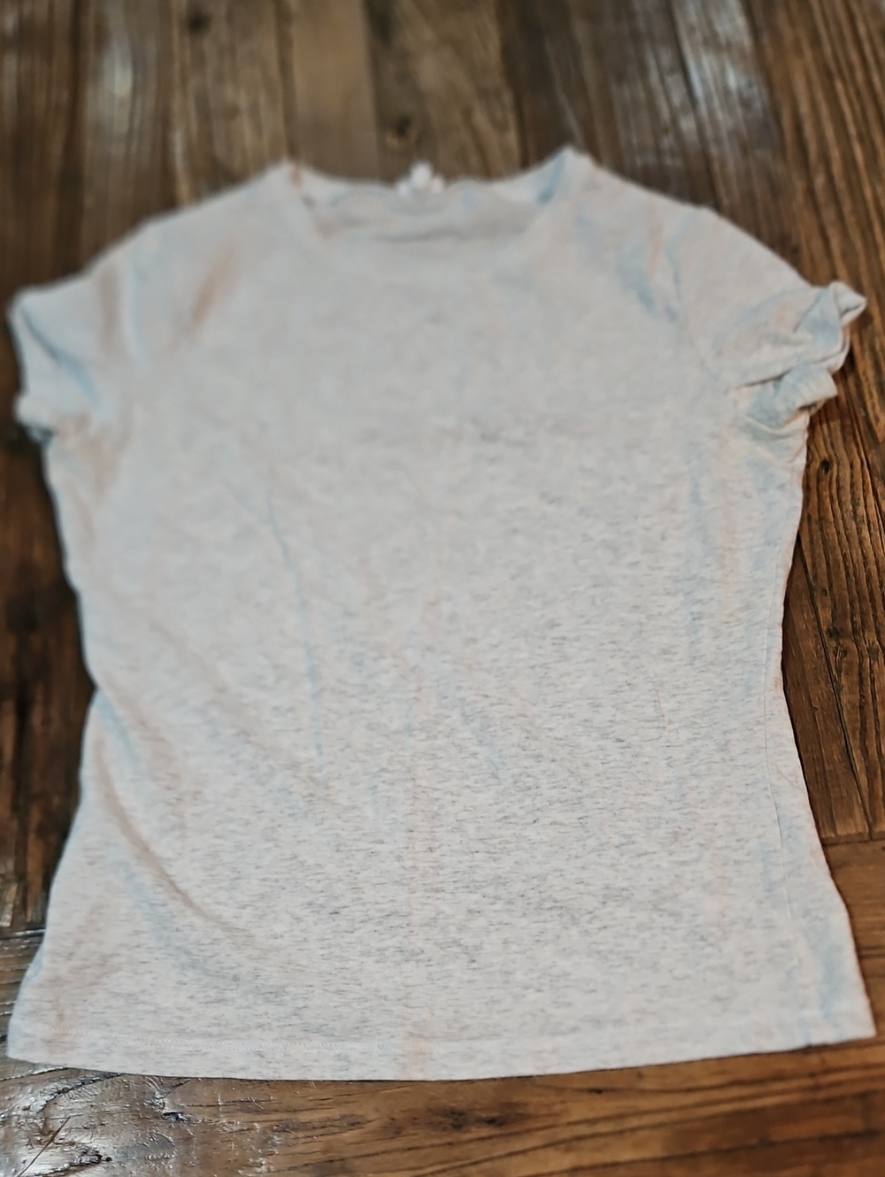 Garage Heather Light Gray Short Sleeve Crew Tee